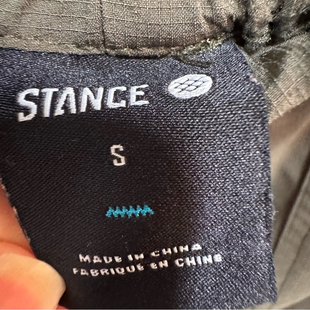 Stance Women’s Cargo Utility Pants Army Green Size S Gorpcore Minimalist Baggy - Picture 7 of 12